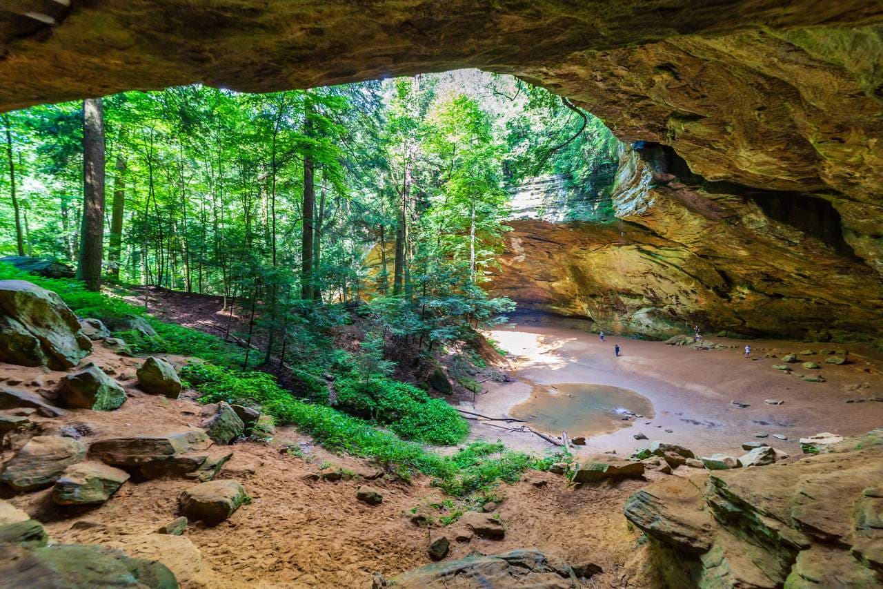 Ash Cave — The Biggest Room in Ohio